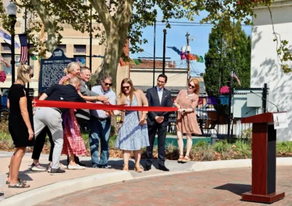 Picture This: Ribbon-cutting on the river